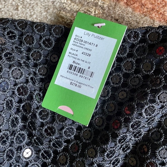 Strapless Black Lily Pulitzer Putting on the Glitz - Picture 5 of 5